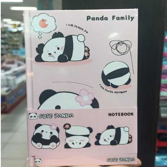 

Gramedia - Kako cute panda hc notebook A5 pink