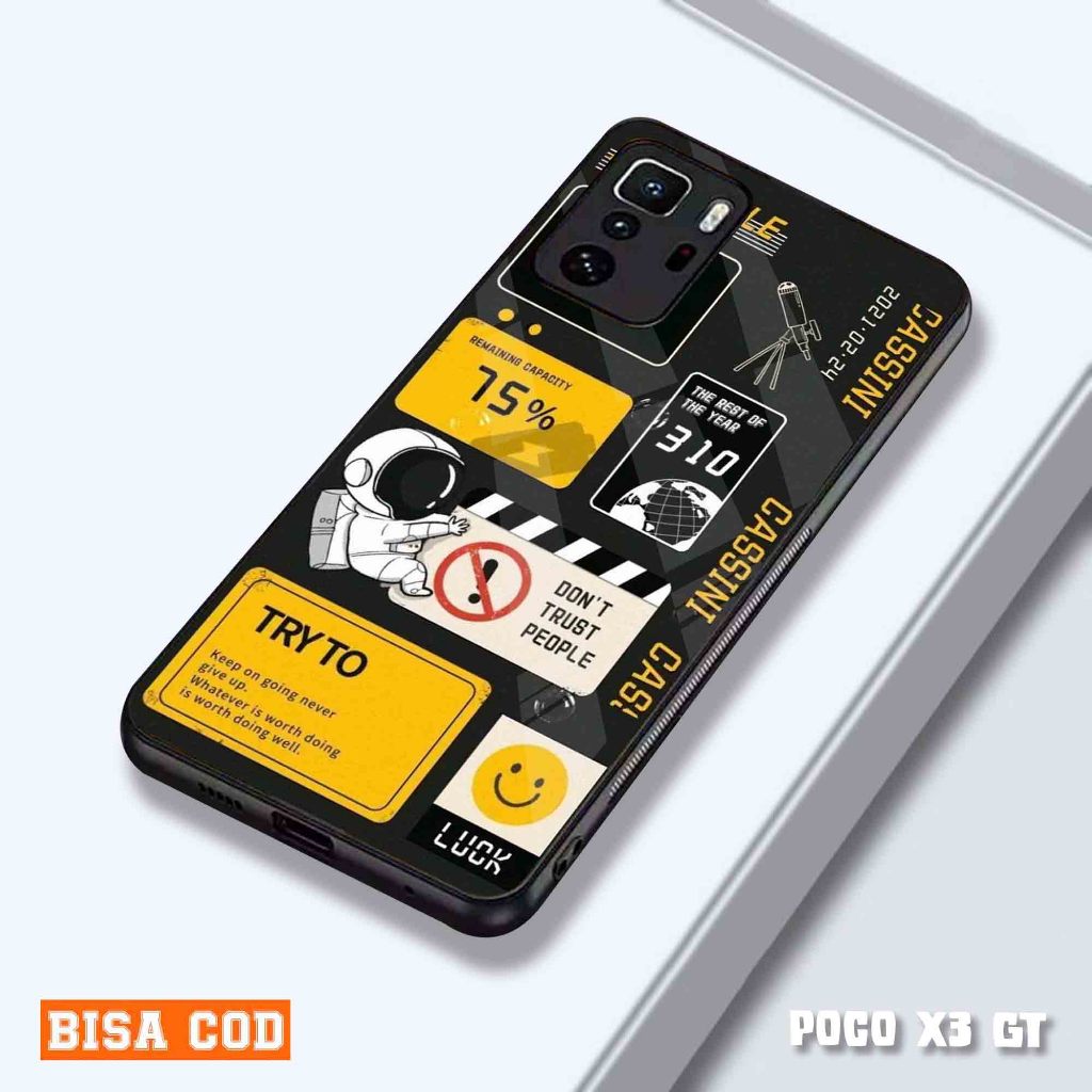 Casing Poco X3 GT - Case Poco X3 GT - Case Motif NASAEST - Kesing hp POCO X3 GT Pelindung hp Poco x3