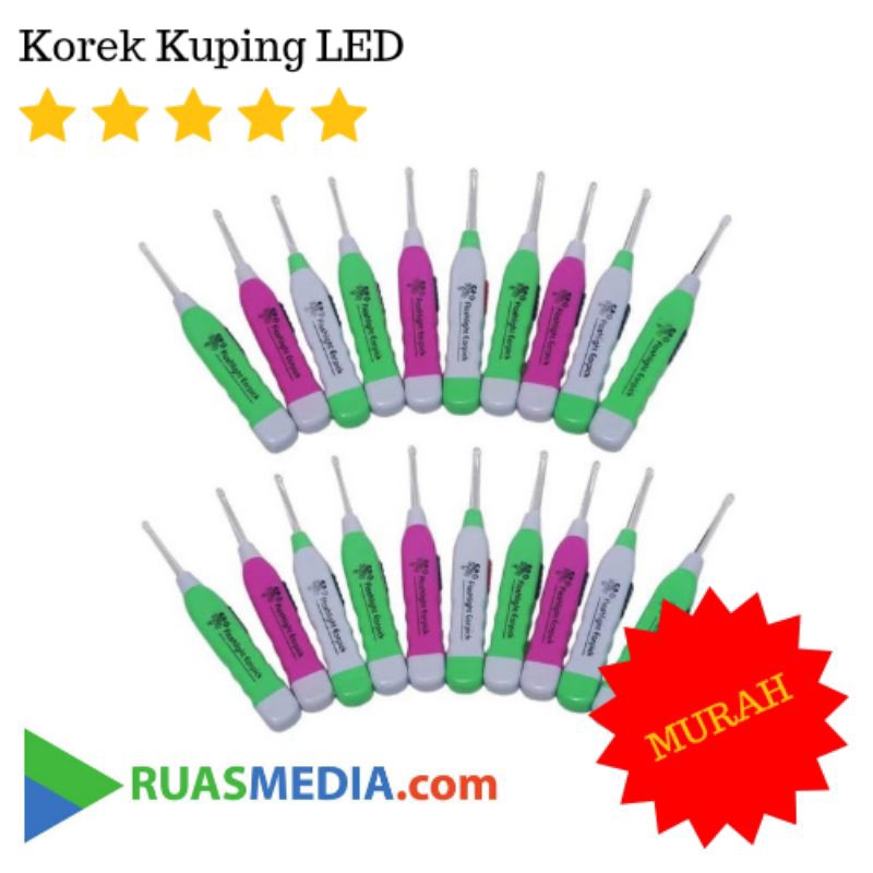 KOREK KUPING LED / KOREK KUPING LAMPU