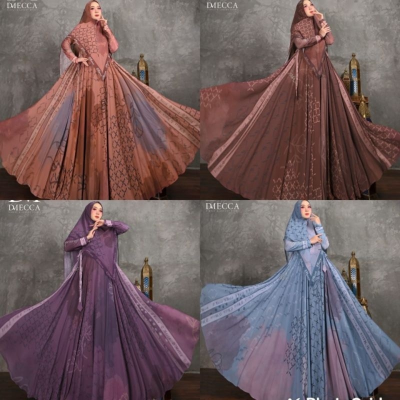 DAVEENA Series by HUMAIRA  Series by Humaira Gamis Syari HUMAIRA Syari Branded Gamis Ceruty Babydoll