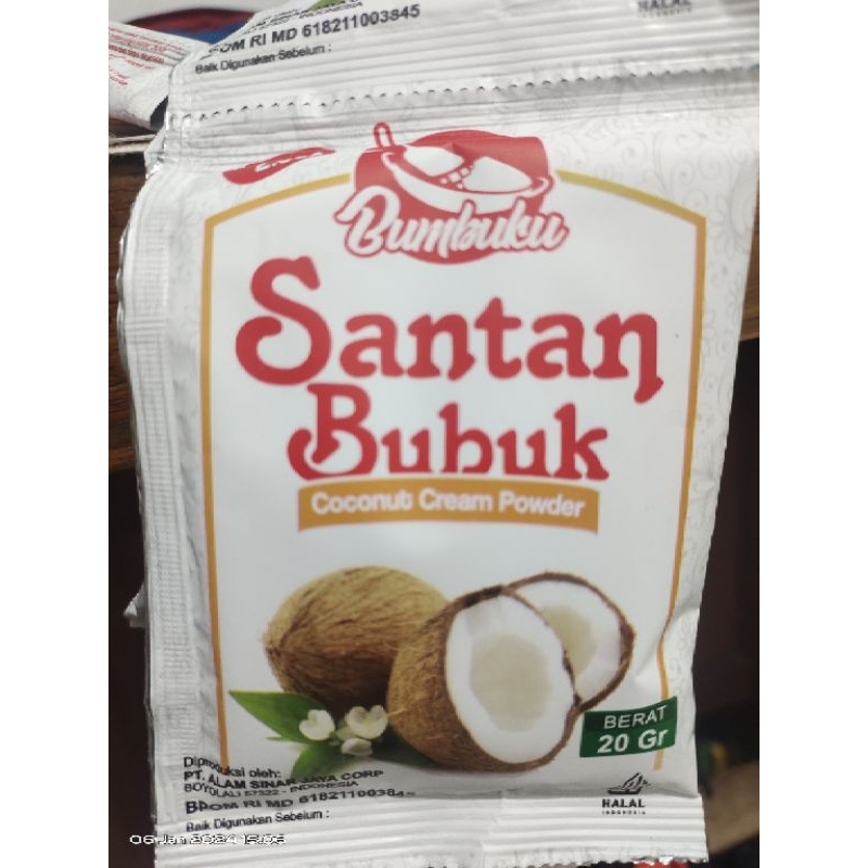 

santan bubuk 20 gram