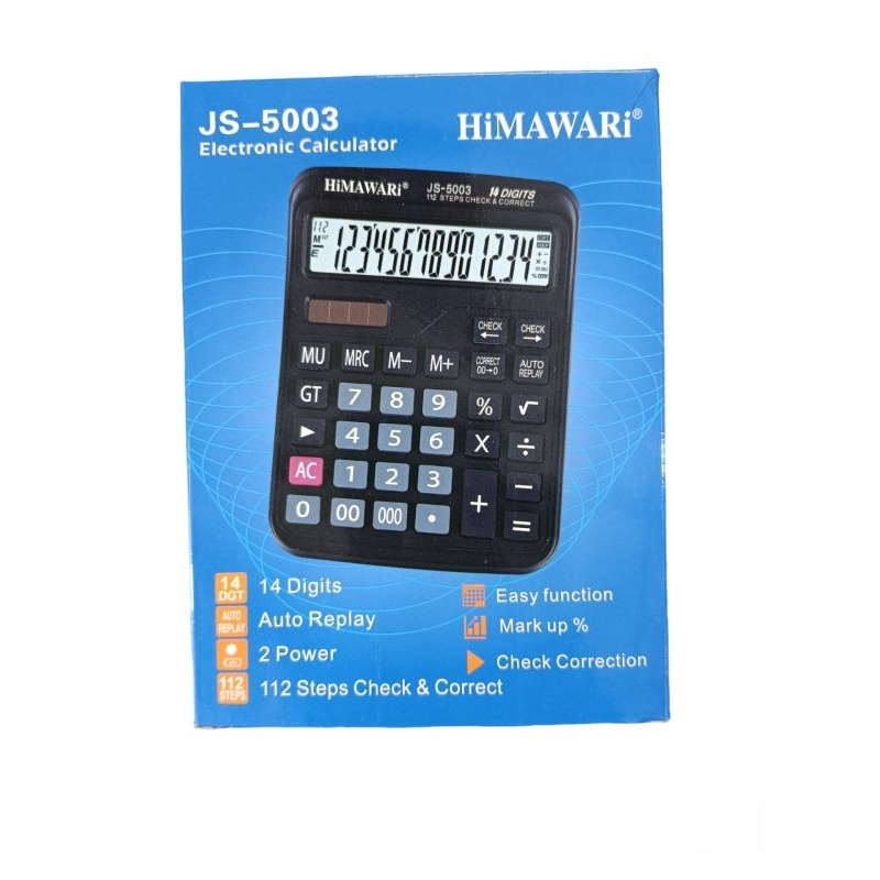 

kalkulator Himawari JS-5003 Electronic Calculator JS-5003 14 Digits