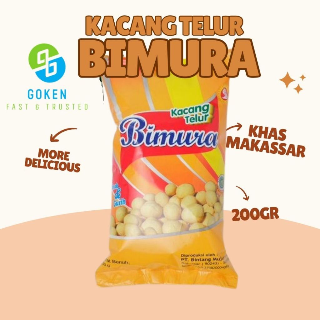 

KACANG TELUR KHAS MAKASSAR 2OOGR BIMURA
