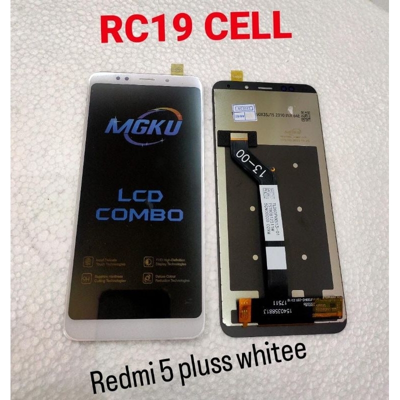 LCD TOUCHSCREEN XIAOMI REDMI 5PLUS WHITE BLACK MEETOO ORIGINAL 100%