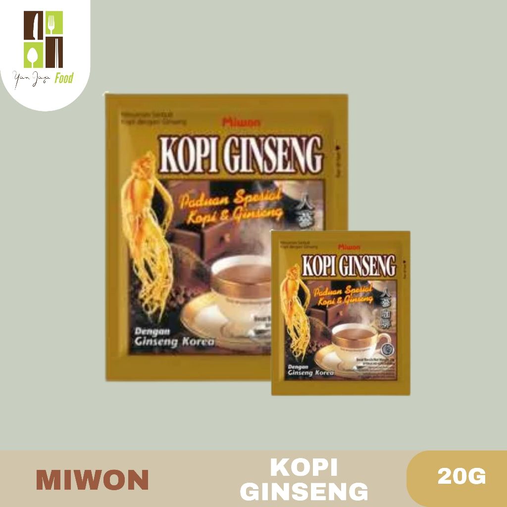 

MamaSuka Miwon Kopi Ginseng / Ginseng Korea/ 1 PCS / 20G