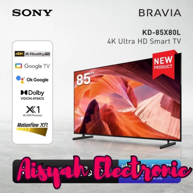 TV SONY KD-85X80L 85 INCI UHD 4K GOOGLE TV 4K