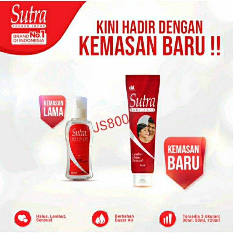 Sutra Lubricant 50ml / pelumas sutra gel