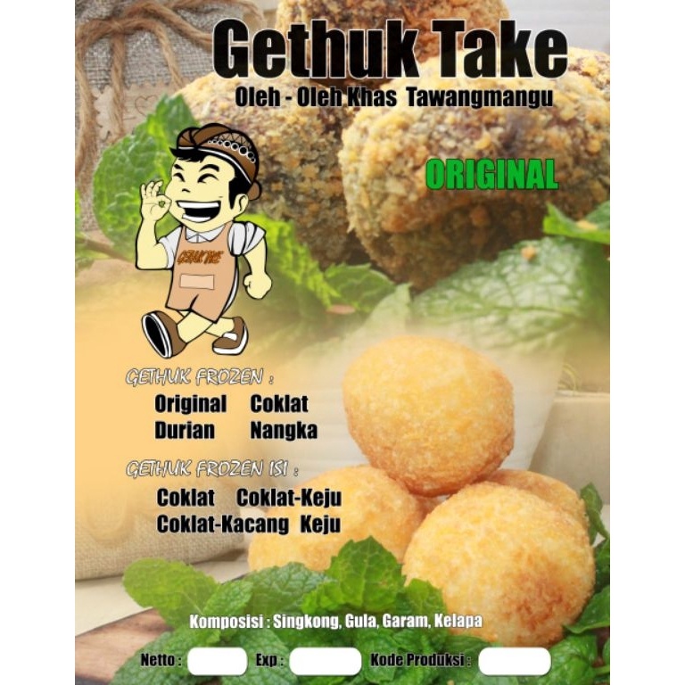 

GROSIR GETHUK TAKE TAWANGMANGU GETHUK FROZENGETHUK CRISPY