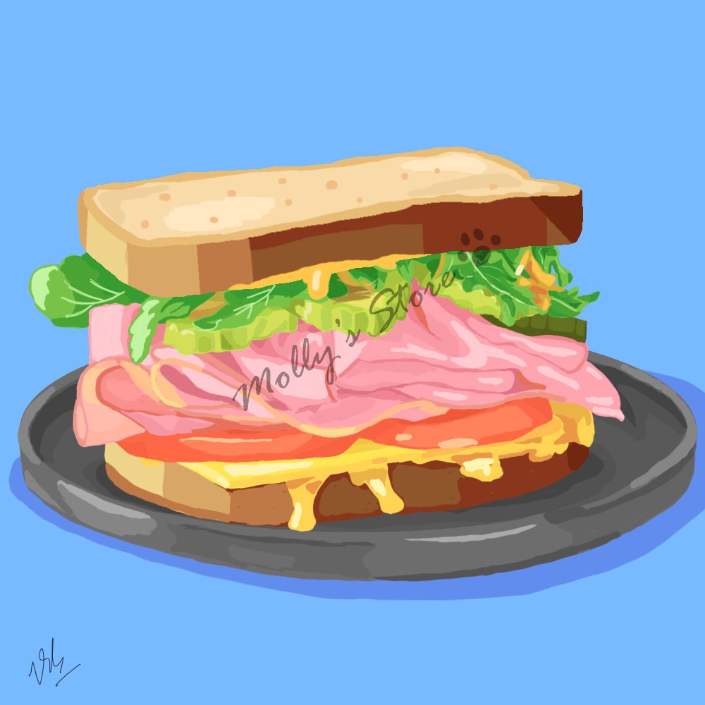 Jasa desain gambar Ilustrasi makanan murah