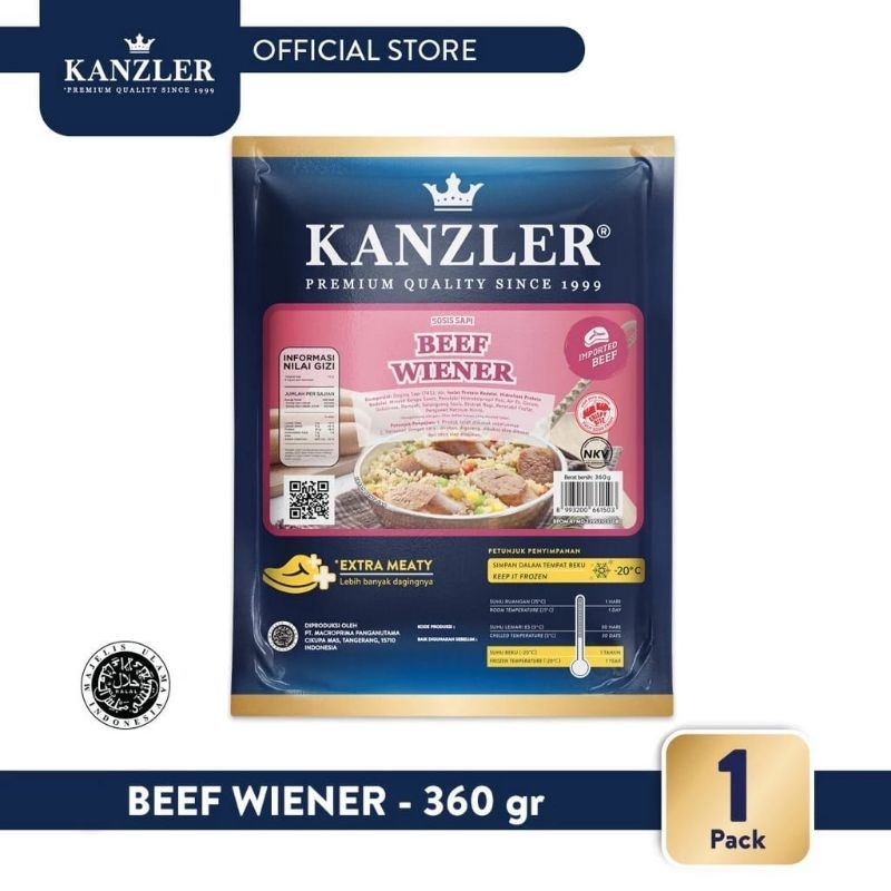 

Beef Wiener Kanzler 360Gr