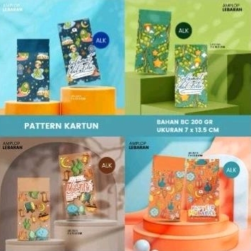 

Amplop Lebaran bahan tebal (isi 100pcs) Bahan BC 200GR | Size 7 x 13,5 CM