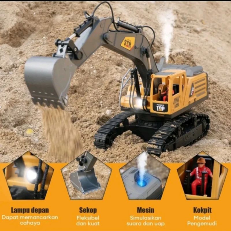MOBIL REMOT RC EXCAVATOR BEKO Mainan Mobil Rc Truck