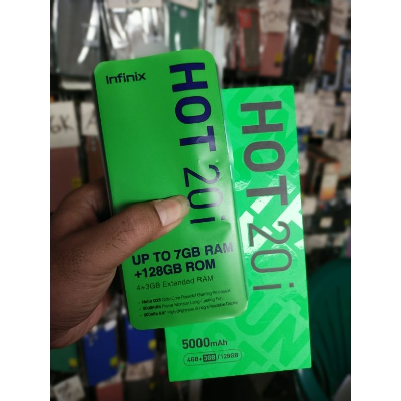 Infinix hot 20i ram 4+3/128gb