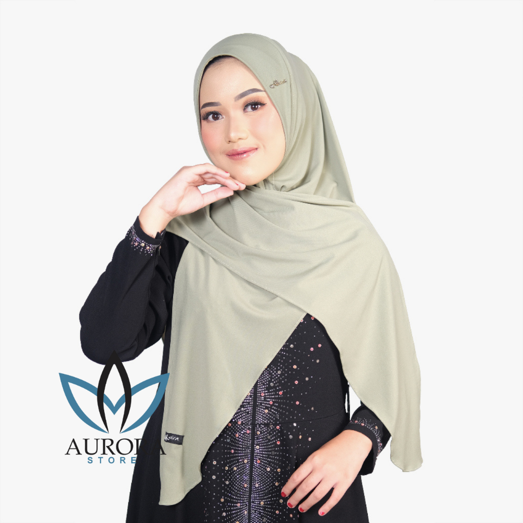 Alwira. Haura non pet Instan Hijab Segitiga jersey by Alwira