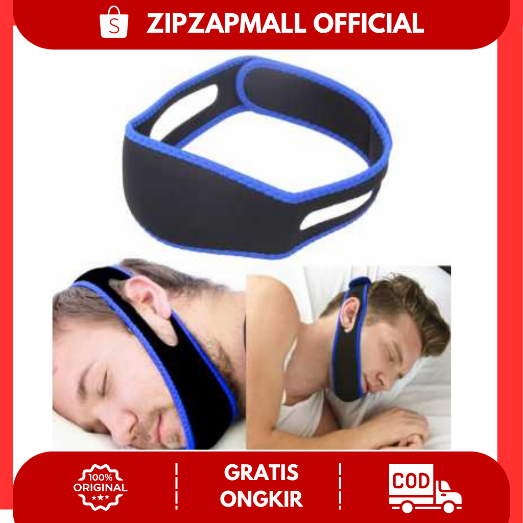 Sabuk Tidur Anti Ngorok Snoring Solution / Alat Penghilang Ngorok Saat Tidur Stop Dengkur Mendengkur
