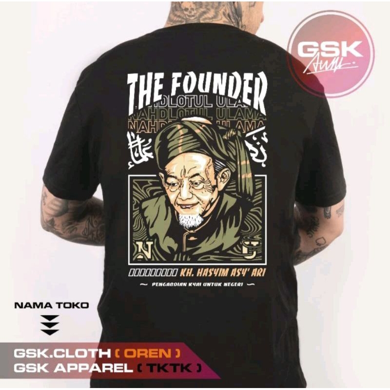 KAOS KH HASYIM ASY ARI THE FOUNDER