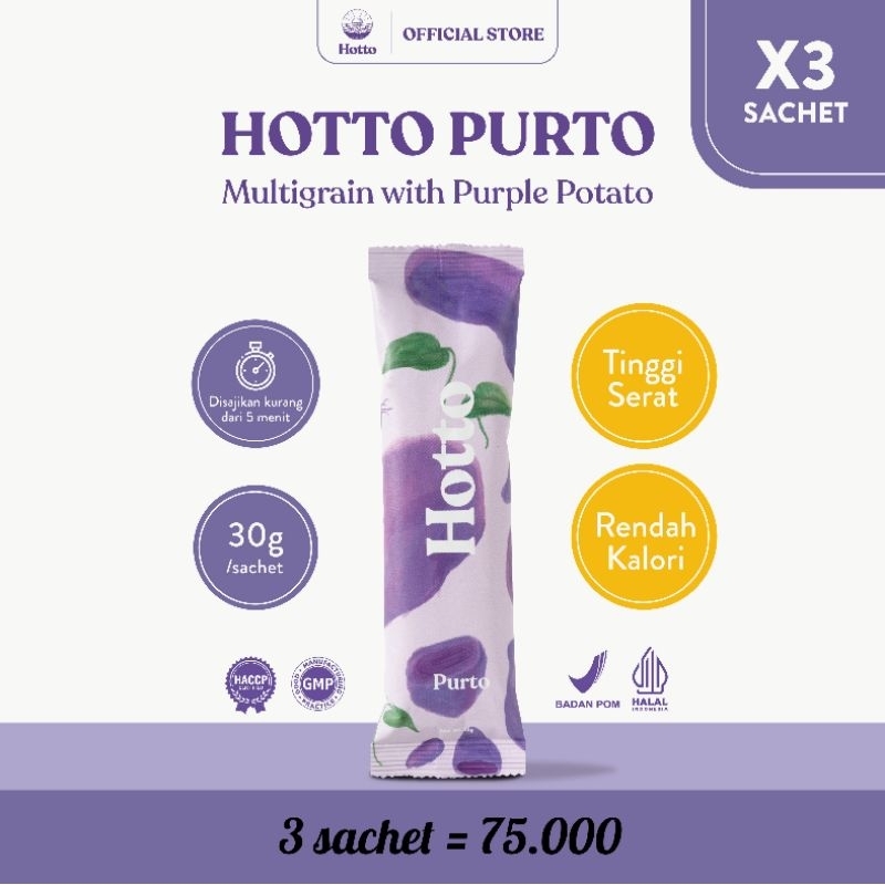 

Hotto Purto Oat 3 sachets