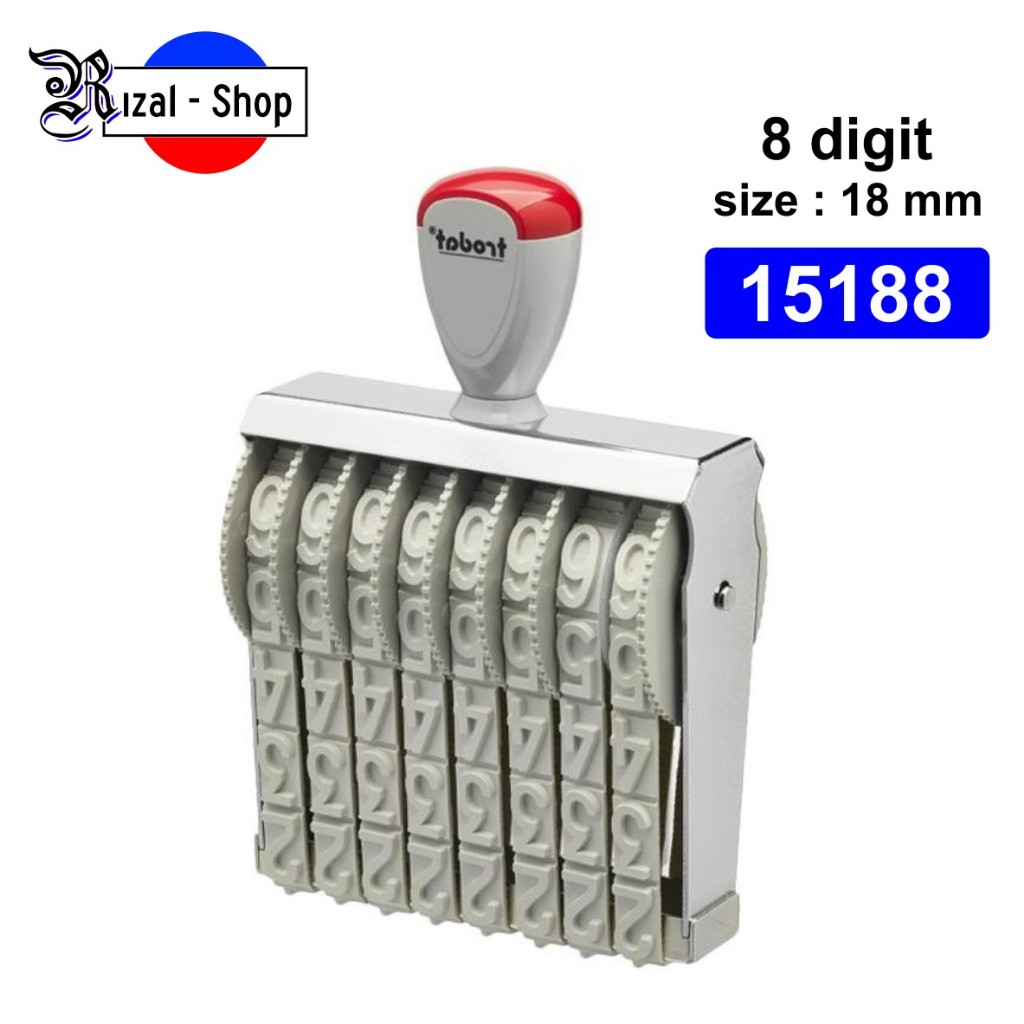 

Stempel Angka Trodat 8 Digit / 18 mm - 15188