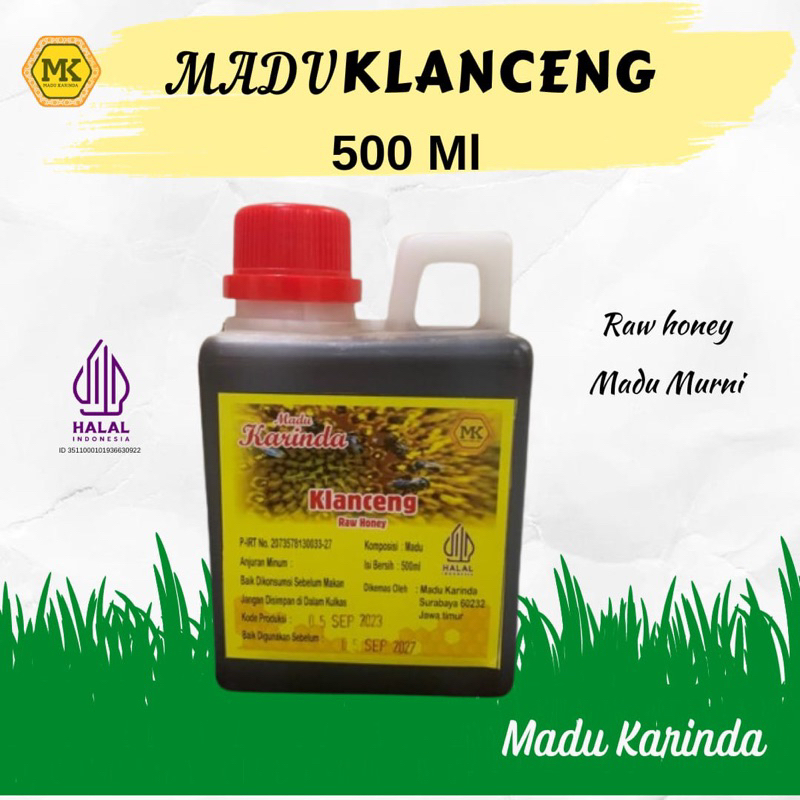 

MADU MURNI KARINDA KLANCENG 500ML