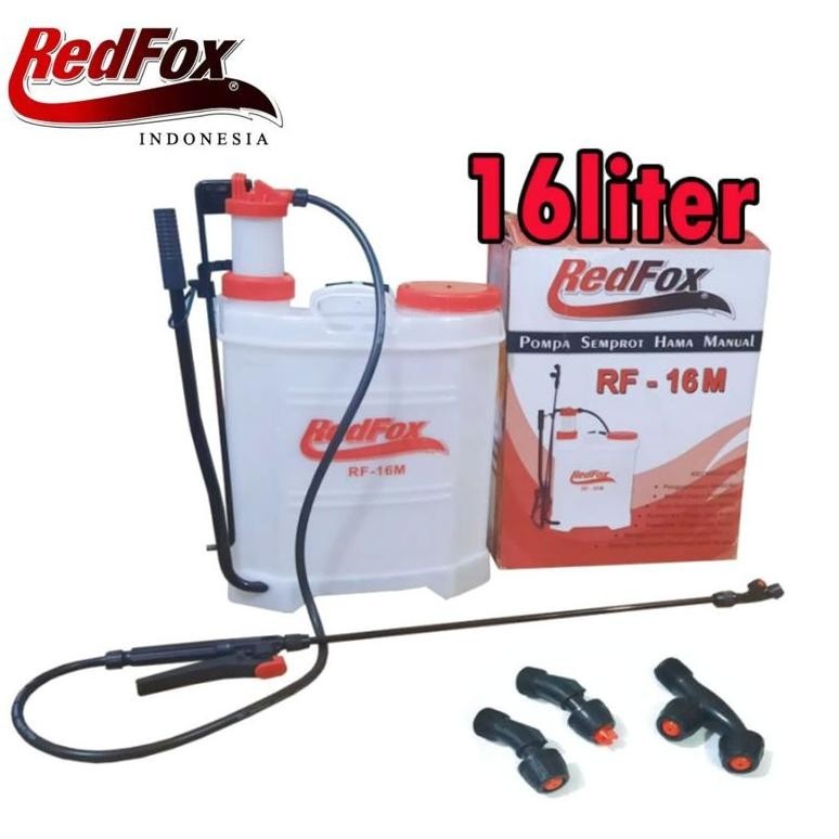BISA COD  Sprayer 16 Liter Redfox Pompa Semprot Hama Manual Kapasitas Tanki 16 Liter Sprayer Alat Se