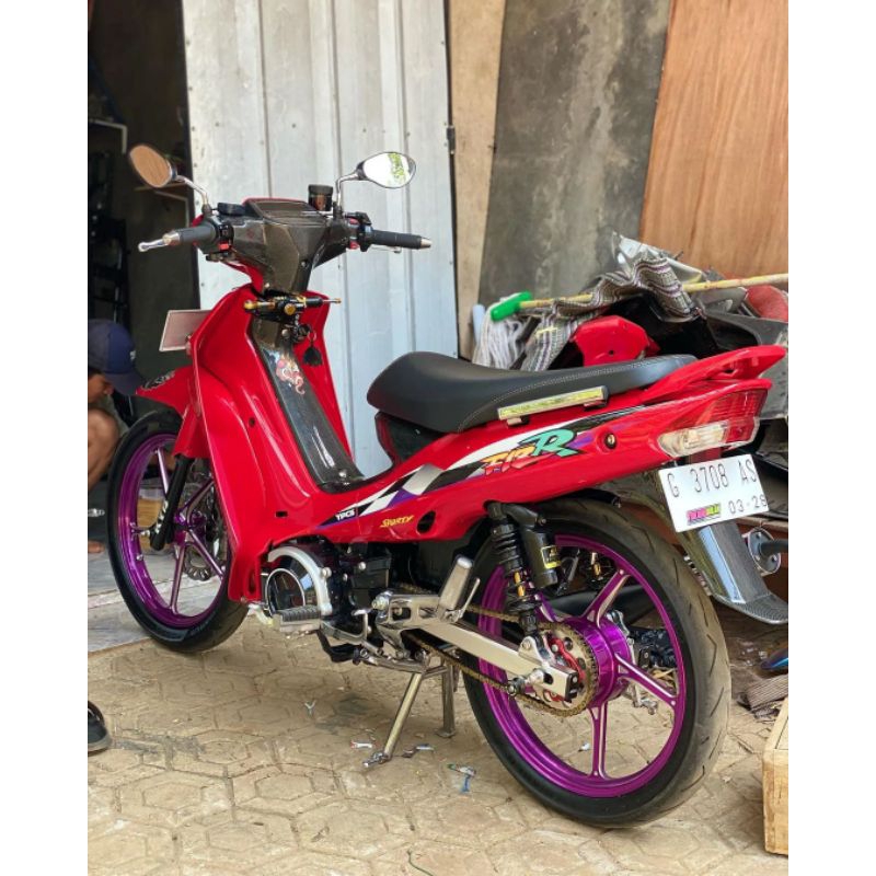STRIPING FiZ R 98 MERAH ll STRIPING FIZR 98 MERAH ORI ll STICKER LIS FIZR 98 MERAH HITAM BIRU ll sti