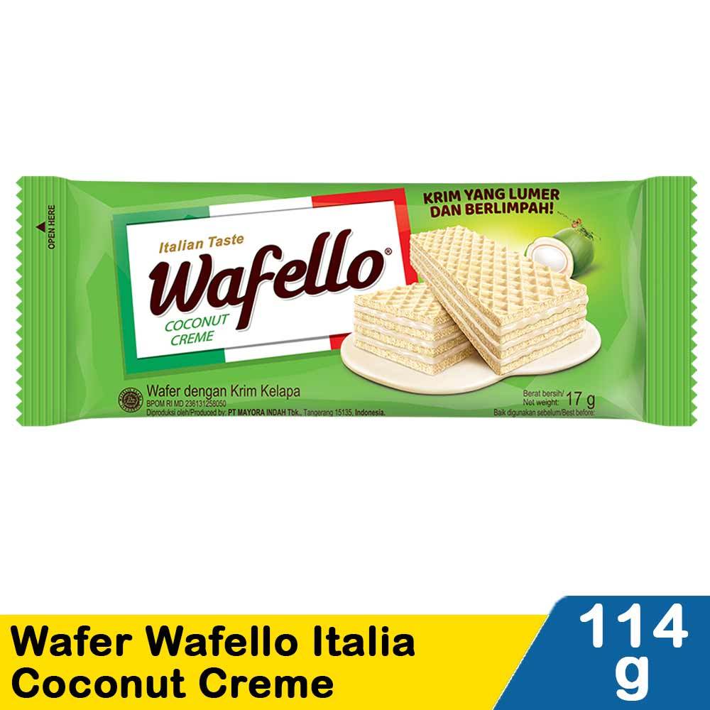 

Roma Wafer Wafello Italia Coconut Creme 114gram