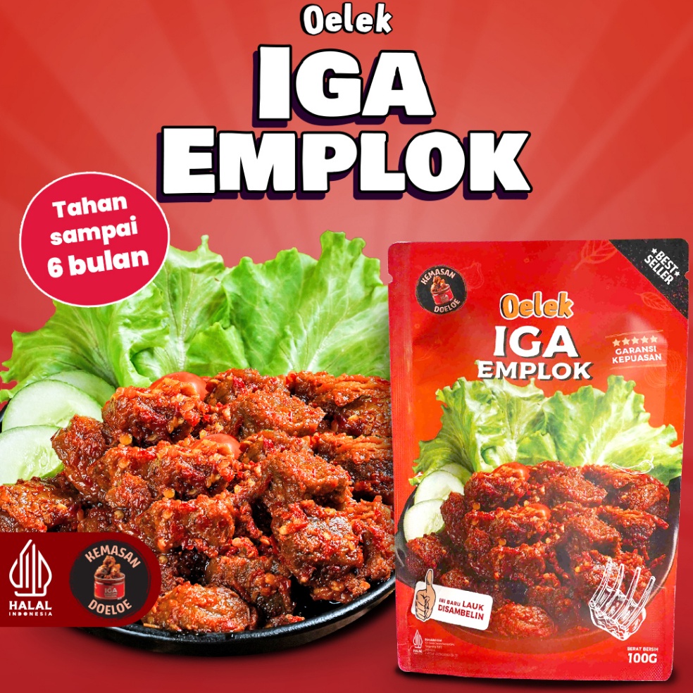 

PENJUALAN CEPATBEST SELLER Iga Emplok Oelek 1gr Iga Mercon Iga Sambal Oseng Iga