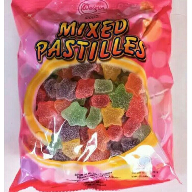 

JELLY MIXED PASTILLES 1 KG JELLY MALAYSIA / WAISUN