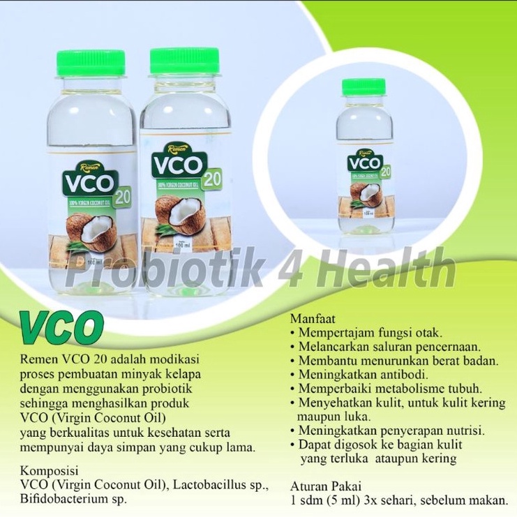 

GROSIR VCO SR12 DAN VCO PROBIOTIK