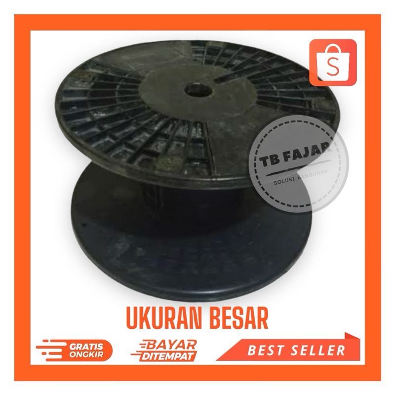 Klosan Bobin Plastik Roll Kosong Kabel / Ukuran Besar