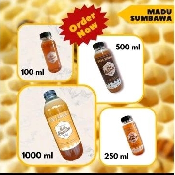 

Madu Sumbawa 100ml/250ml/500ml/1000ml
