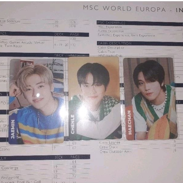 Photocard tos tos x nct dream