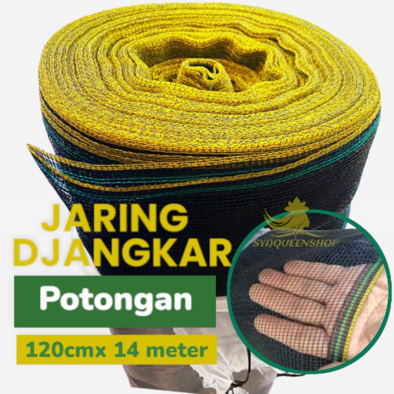 Waring Jaring Hitam 14 meter murah jaring ikan jaring pagar Pembatas tanaman maupiun untuk Kandang