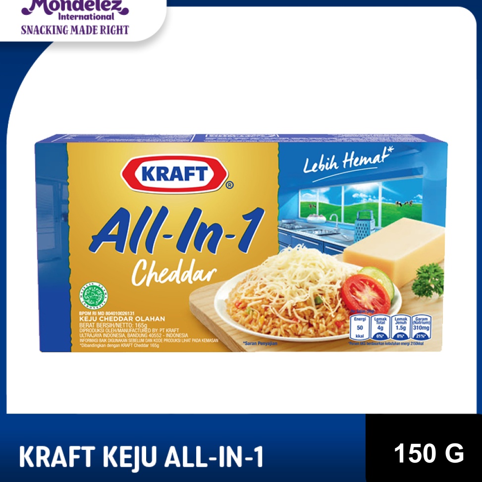 

New event Kraft Keju All in 1 Box 15g Untuk Kue dan Burger