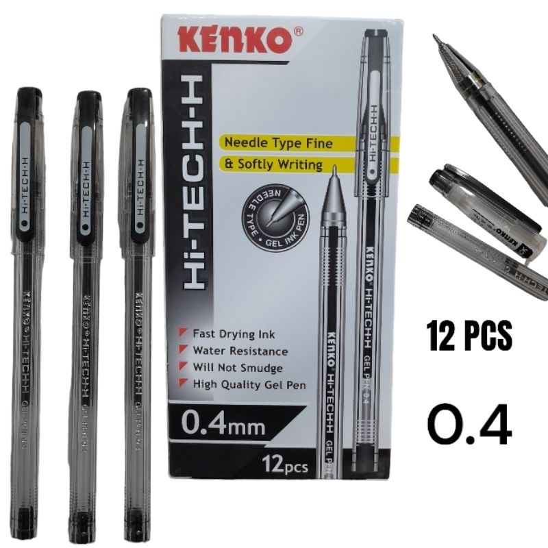 

Pulpen Kenko HI-TECH 0.4 Dan 0.28 ISI 12 / Pen Kenko HITECH