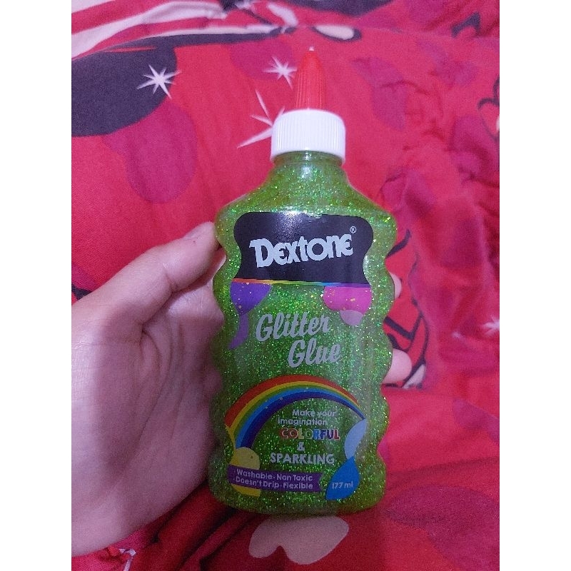 

NEW DEXTONE GLITER GLUE lem pembuat SLEM 177 ml dextone slem activator