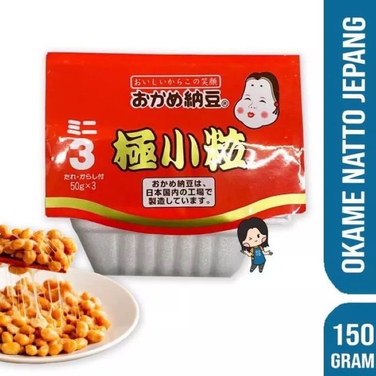 

Best TERMURAH Okame Natto Jepang Kacang Kedelai Protein Khas Jepang TGR