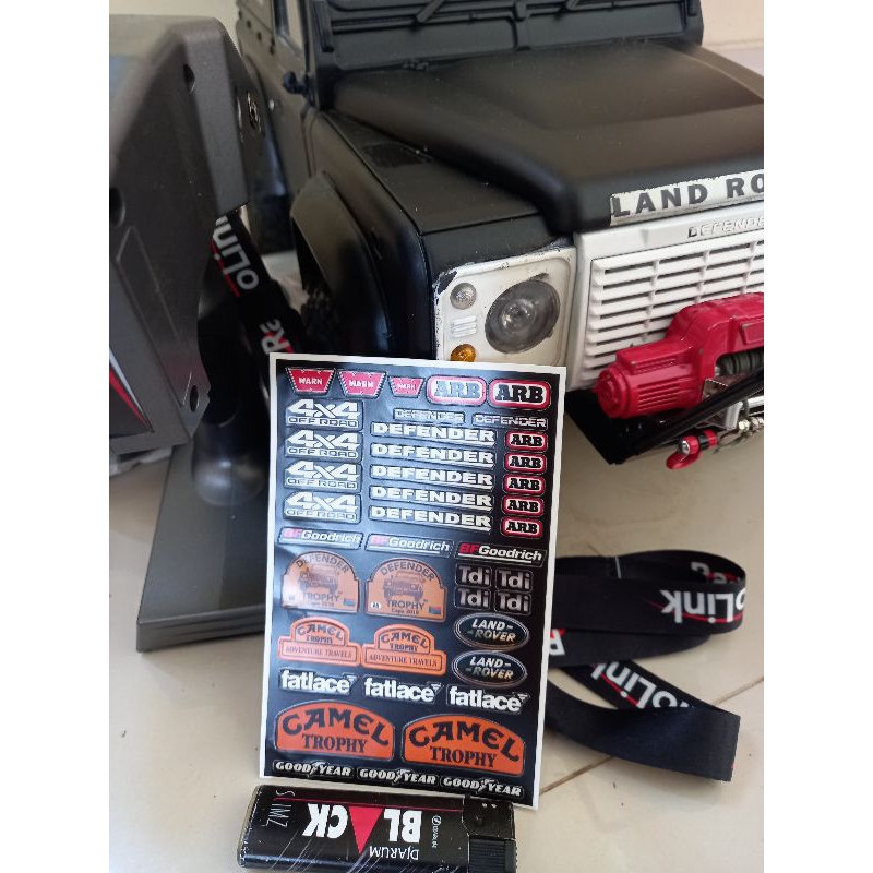 sticker rc adventure offroad kece