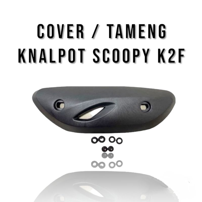 Pelindung knalpot / Cover Knalpot / Tameng Knalpot SCOOPY K2F