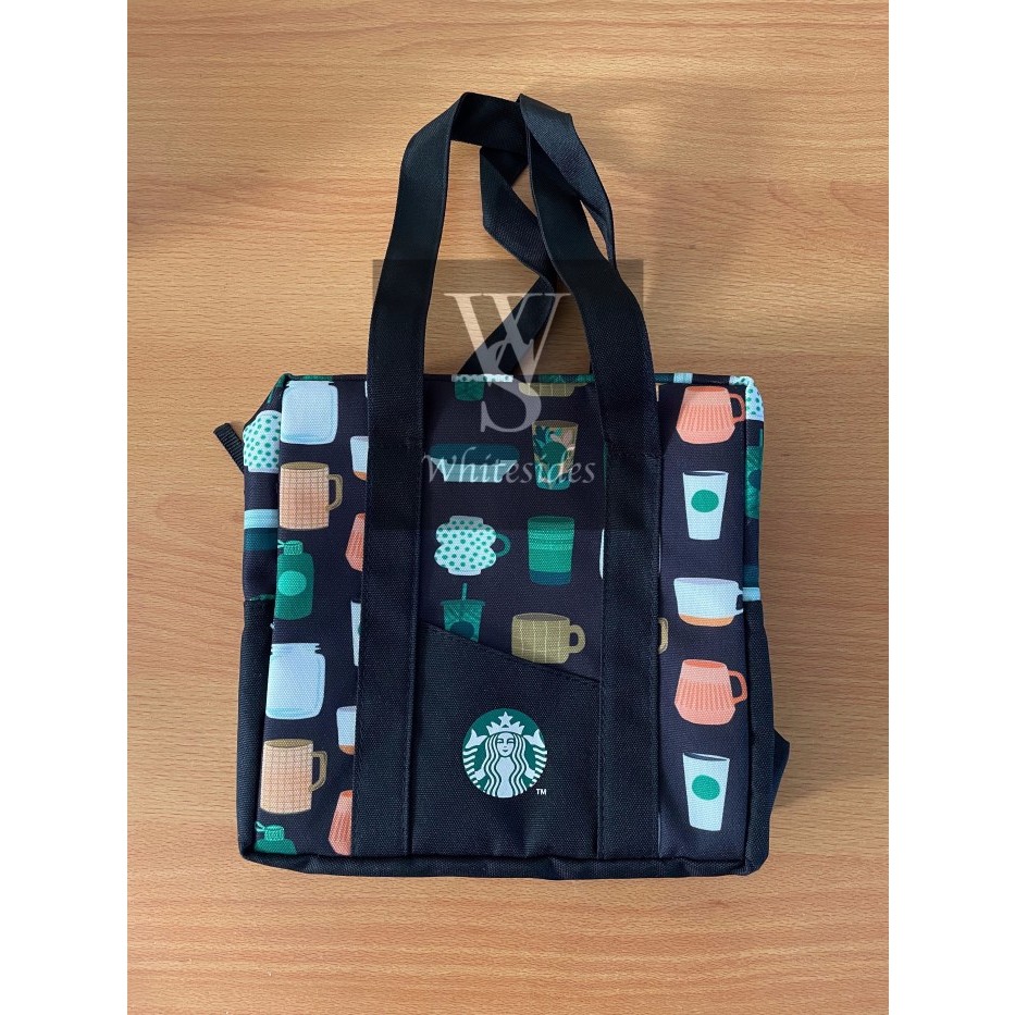 Starbucks Delivery Bag Thermo Cooler Storage Bag Tas Aluminium Foil