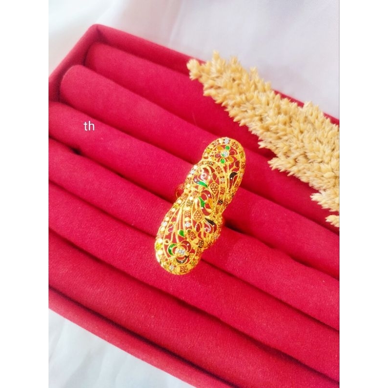 Cincin Dubai lapis emas