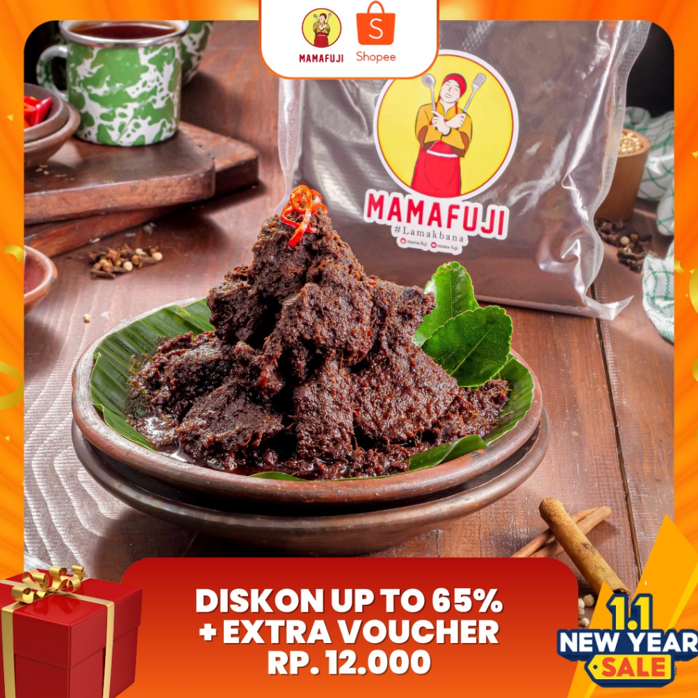 

Jaman Now Mamafuji Rendang Padang Asli 7gr Ukuran Besar SNW