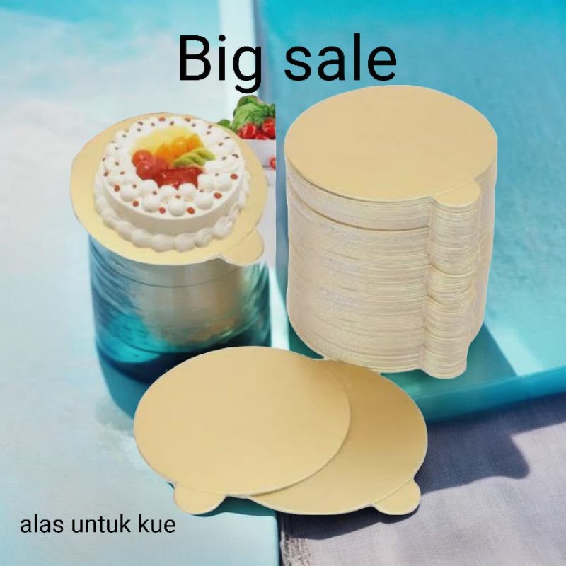 5pcs alas tatakan kue donat / piring kertas kue ultah /alas cake