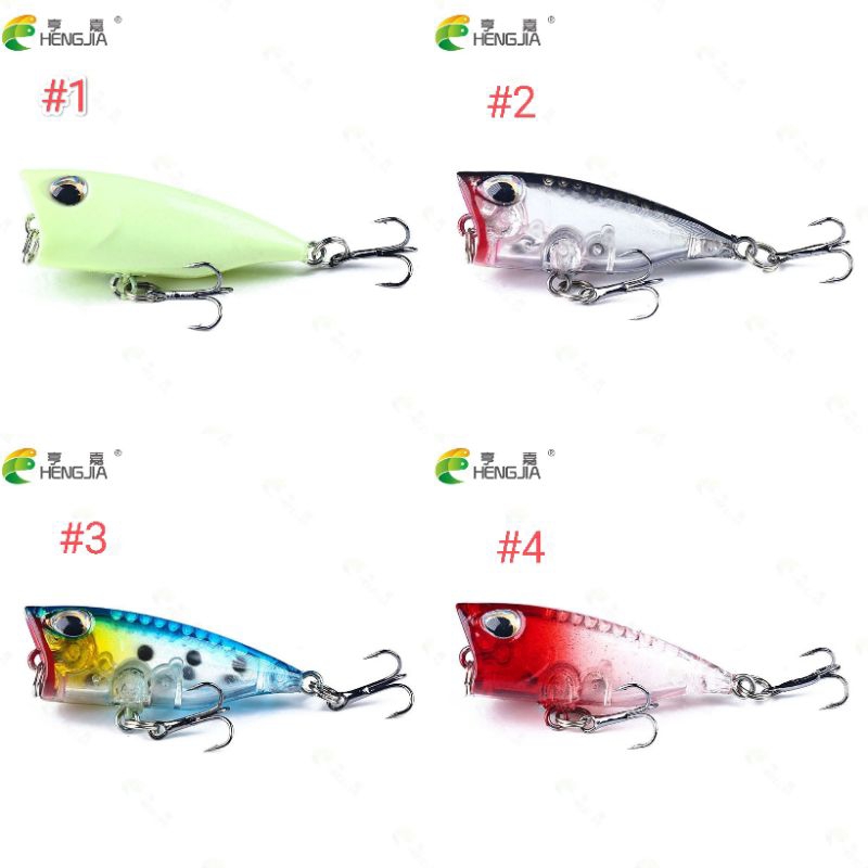 UMPAN CASTING ULTRALIGHT MINI POPPER HENGJIA 4CM/3GR