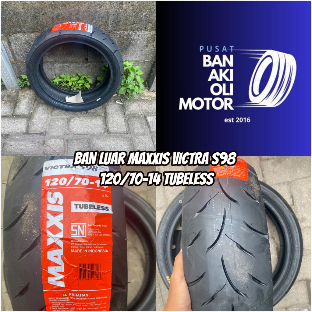 BAN LUAR MAXXIS 120/70-14 VICTRA S98 TUBLESS || BAN LUAR PCX 150 || BAN LUAR MAXXIS 120/70-14 VICTRA