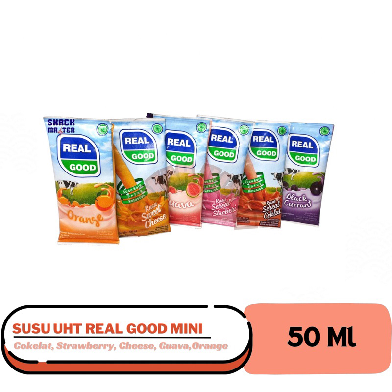 

Susu UHT Realgood / Real Good Mini - Netto 50ml