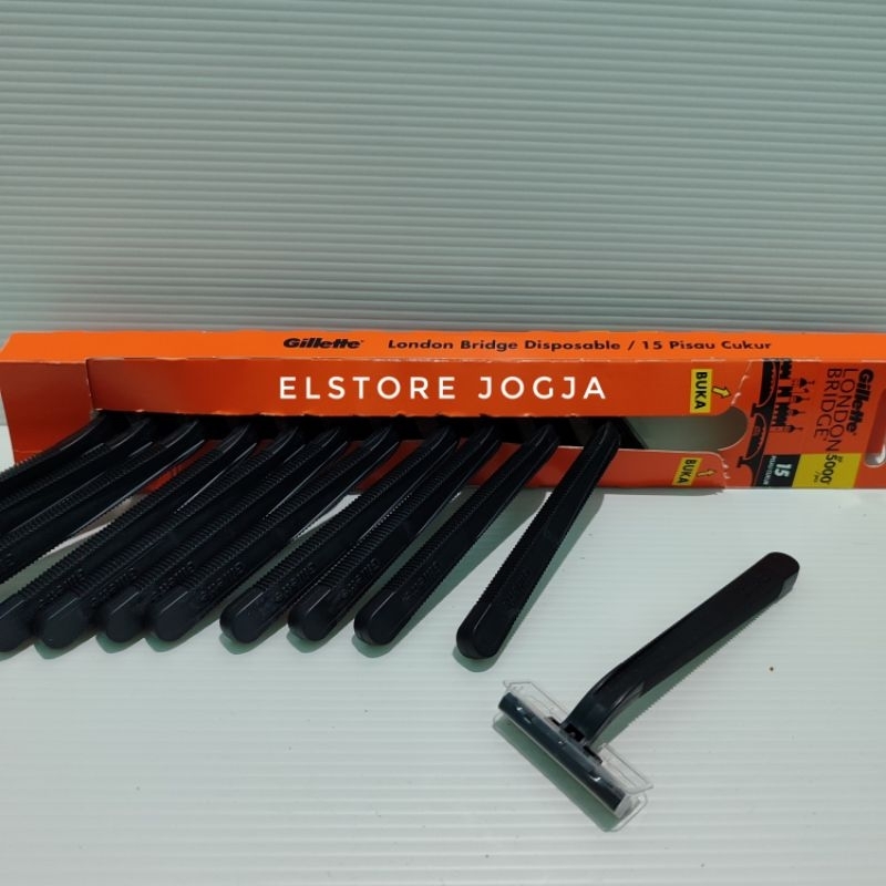 KEROK JENGGOT/ CUKUR JENGGOT/ CUKUR RAMBUT GILLETTE LONDON BRIDGE DISPOSABLE