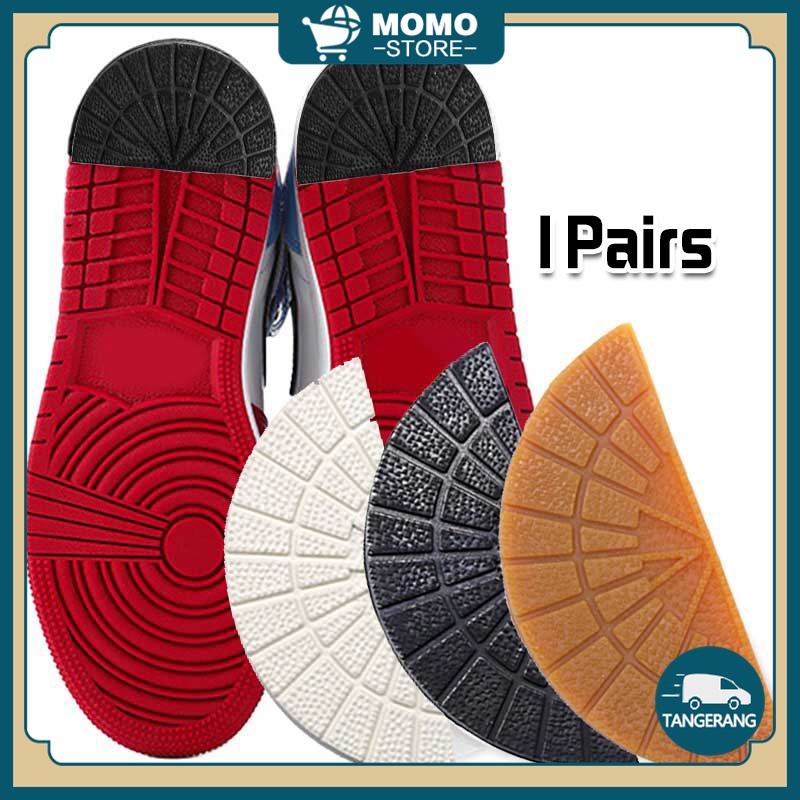 1 Pasang Outsole Sepatu Basket AJ Replacement Anti Slip Heel Tip Perawatan Aksesoris Alas Sepatu Hak