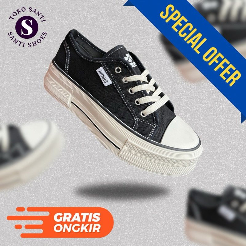 Sepatu Sekolah Casual Sol Tinggi CANI Sepatu Wanita