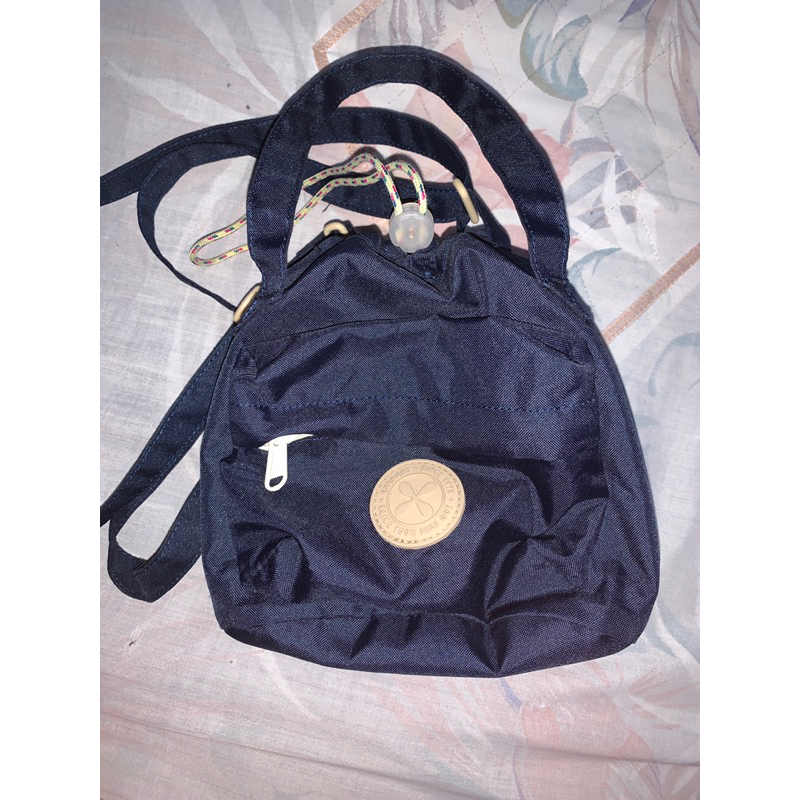 [Preloved] Tas Exsport Reround Mini Sling Bag | Warna Navy Biru Dongker | Sling Bag Tas Selempang | 